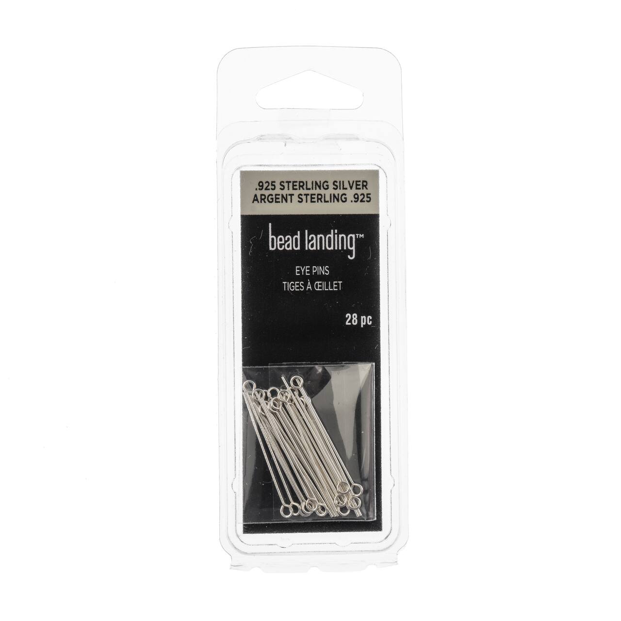 12 Packs: 28 ct. (336 total) 1.5" Sterling Silver Eye Pins by Bead Landing™